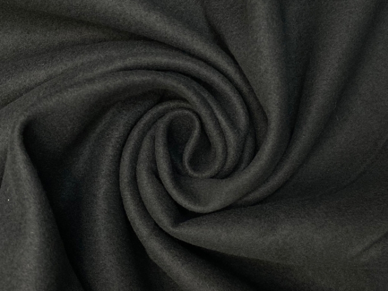 Пальтовая ткань черная
