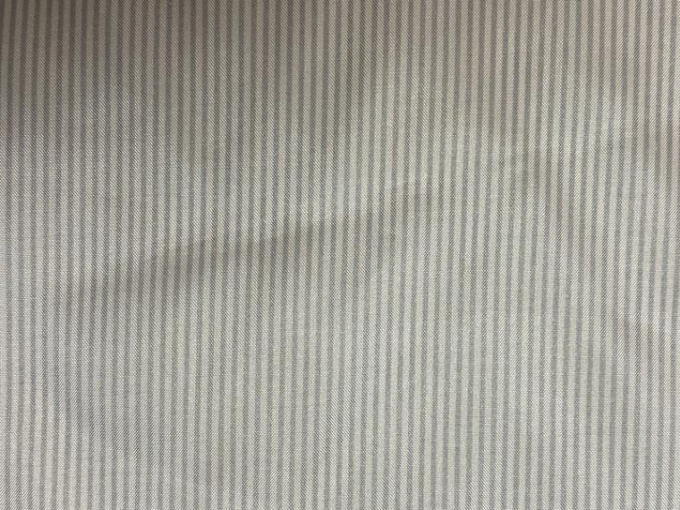 Ткань подкладочная бело-серая полоска