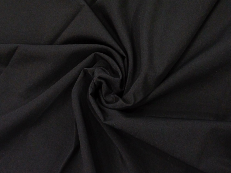 Ткань рубашечная черный