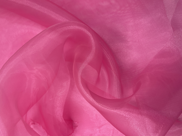 Органза розовая