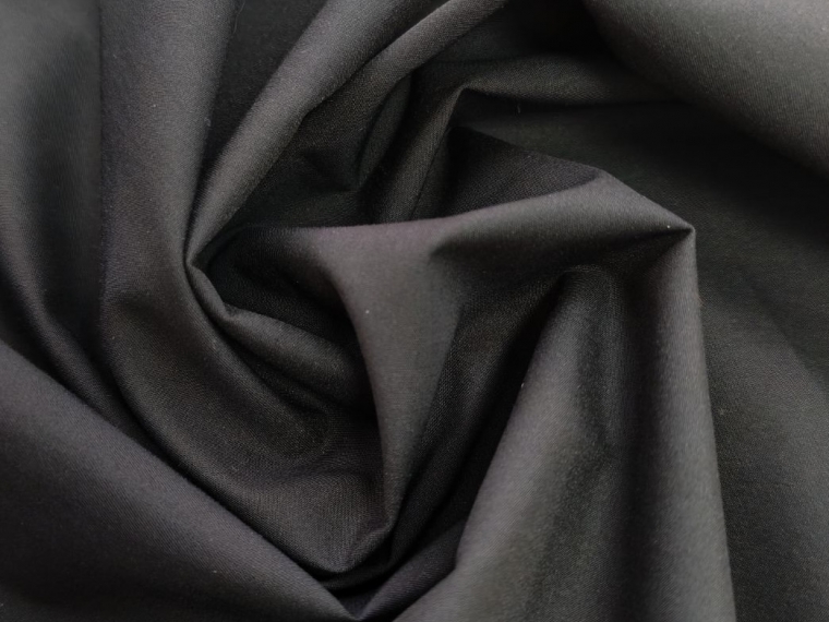 Ткань рубашечная черная