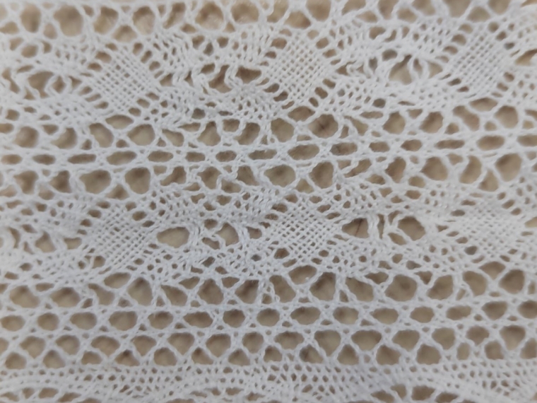 Кружево хлопковое экрю шир. 8 см