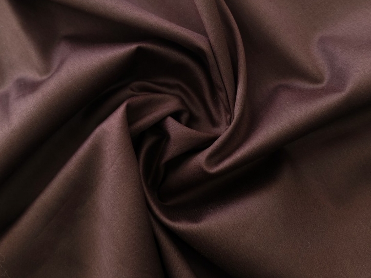 Сатин коричневый
