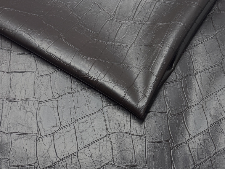 Кожа темно-коричневый