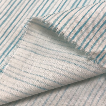 Ткань для постельного в голуюу полоску