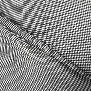 Подкладочная ткань черно-белый дизайн гусиная лапка