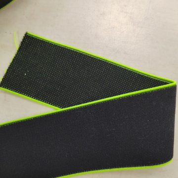 Резинка 5 см черная/салатовая