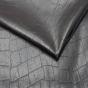 Кожа темно-коричневый