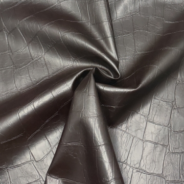 Кожа темно-коричневый